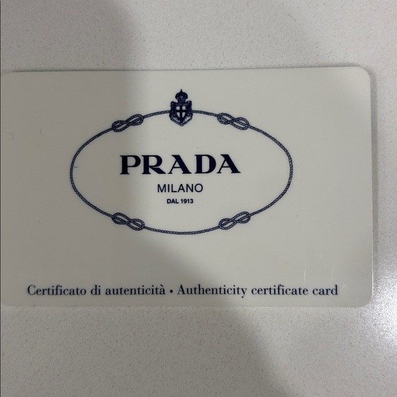 Prada Black Vitello Leather Shoulder Strap- Adjustable Strap- Silver Hardware - Picture 12 of 12